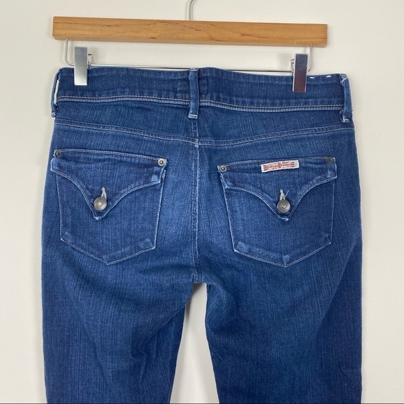 HUDSON Jeans Dark Wash Flap Pocket Skinny Jeans Size 27 Stretchy - Picture 6 of 10